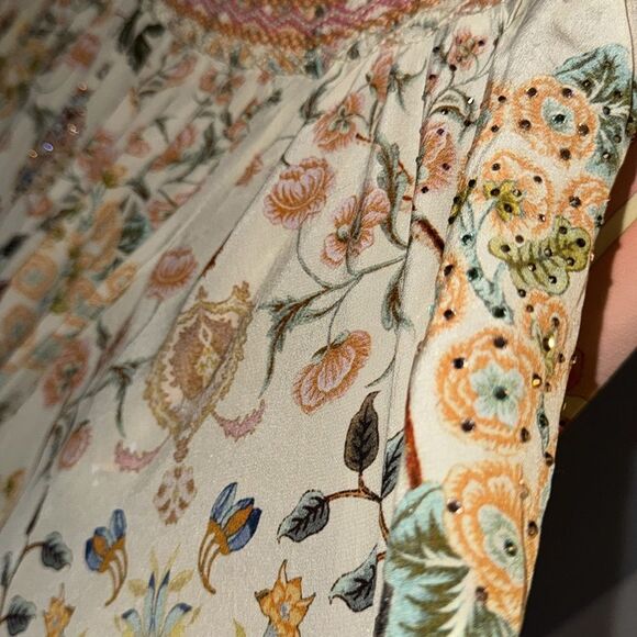 13 NWOT 949.00 CAMILLA High Low Hem Off Shoulder Dress
Honour Of Heirlooms SMALL - Picture 9 of 14